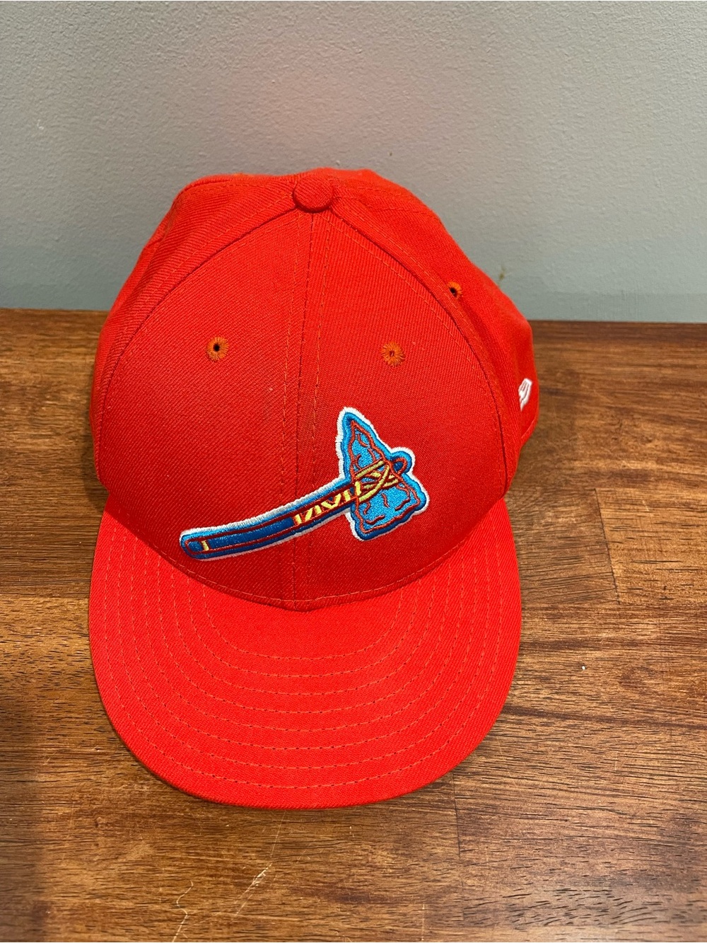 Atlanta Braves Baseball Hat Cap 8 Low Profile Red MLB New Era 59FIFTY 2017